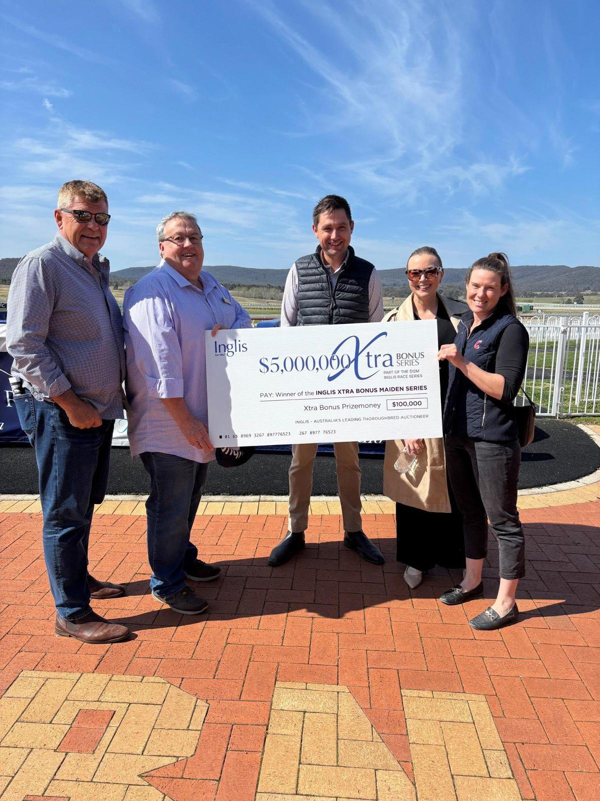 $100,000 Bonus the Jewel in Wear the Crown’s Maiden Win