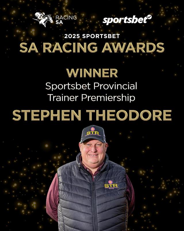 2025 Sportsbet SA Racing Awards Night - SA Provincial Trainer Premiership 24/25